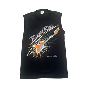 ❤️SOLD❤️1984 Black Muscle Rock -N-Roll by Wild Oates Black  Size Medium